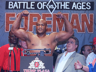 George Foreman Challenges Steven Seagal to a Bizarre Fight